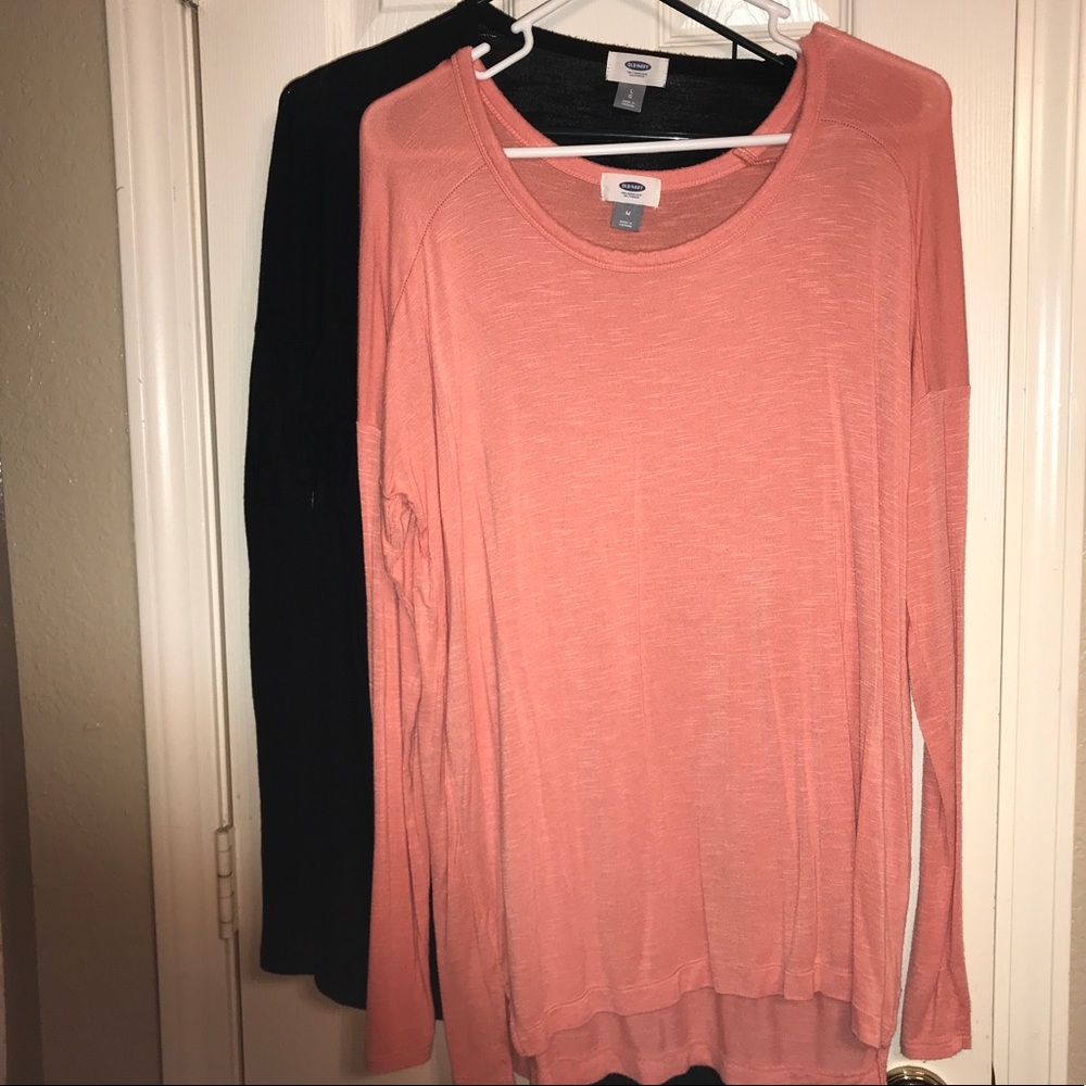 Two Old Navy long sleeve tops